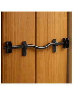 Thirard Barre de sécurité pour volet bois, acier, diamètre 18x410mm, zingué noir -- Volet Battant
