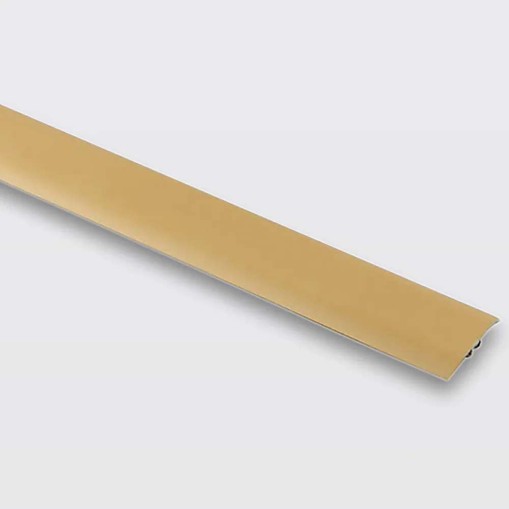 GoodHome Barre De Seuil|Barre De Seuil<Barre de seuil en aluminium décor doré mat 37 x 1 800 mm