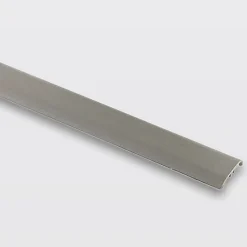 GoodHome Barre De Seuil|Barre De Seuil<Barre de seuil en aluminium décor argent foncé brossé 37 x 2 700 mm