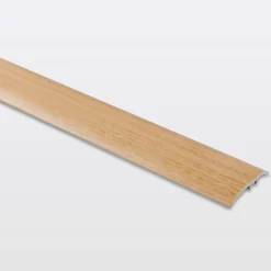 GoodHome Barre de seuil en aluminium auto-adhésif,effet chêne blond , décor 230, L.930 x l.37 mm- Barre De Seuil|Barre De Seuil