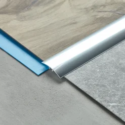 Cezar Barre de seuil en aluminium Argent 37 X 930 mm- Barre De Seuil|Barre De Seuil