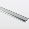GoodHome Barre de seuil en aluminium décor métal brillant 37 x 2 700 mm- Barre De Seuil|Barre De Seuil
