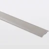GoodHome Barre De Seuil|Barre De Seuil<Barre de seuil en aluminium auto-adhésif,effet chêne grisé , décor 130, L.930 x l.37 mm