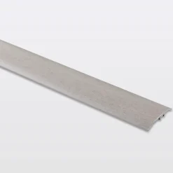 GoodHome Barre De Seuil|Barre De Seuil<Barre de seuil en aluminium auto-adhésif,effet chêne grisé , décor 130, L.930 x l.37 mm