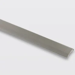 GoodHome Barre de seuil en aluminium décor argent foncé brossé 37 x 1 800 mm- Barre De Seuil|Barre De Seuil
