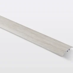 GoodHome Barre de seuil en aluminium auto-adhésif, effet chêne blanchi , décor 145, L.930 x l.37 mm- Barre De Seuil|Barre De Seuil
