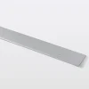 GoodHome Barre De Seuil|Barre De Seuil<Barre de seuil extra-large en aluminium décor métal mat 100 x 1 800 mm