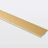 GoodHome Barre de seuil extra-plate en aluminium décor doré mat 37 x 1 800 mm- Barre De Seuil|Barre De Seuil