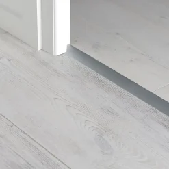 GoodHome Barre de seuil extra-plate en aluminium décor métal mat 35 x 1 800 mm- Barre De Seuil|Barre De Seuil