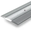 Floordirekt Barre de seuil Firm K132 Forme C 36 mm Longueur 100 cm Pré-percé Argent -- Barre De Seuil|Barre De Seuil