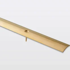 Barre de seuil incurvée en acier décor laiton 30 x 830 mm- Barre De Seuil|Barre De Seuil