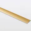 GoodHome Barre De Seuil|Barre De Seuil<Barre de seuil incurvée en aluminium décor doré mat 30 x 930 mm