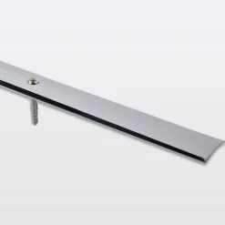 Barre De Seuil|Barre De Seuil<Barre de seuil incurvée en acier inoxydable décor chromé 30 x 830 mm