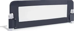 Giantex Barrière De Sécurité<Barriere de Lit Pliable et Portable avec Cadre en Metal, en Forme de T, avec Mecanisme a Double Bouton (Gris, 120 x 40 x 42 CM)