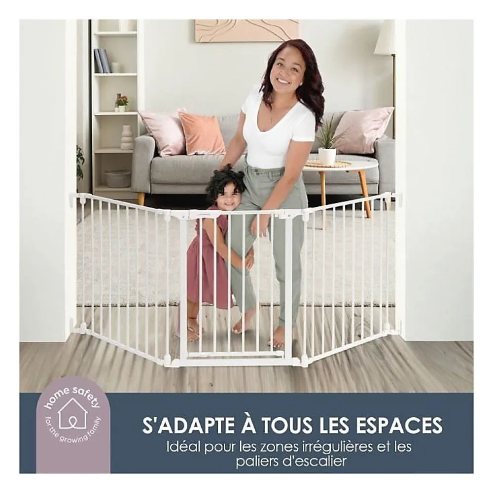 Dreambaby Barrière De Sécurité<Barriere de sécurité enfant - Discovery 3 - - 74,5 cm a 1,95 cm - Blanc