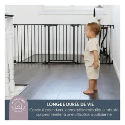 Dreambaby Barrière De Sécurité<Barriere de sécurité enfant - Discovery 3 - - 74,5 cm a 1,95 cm - Blanc