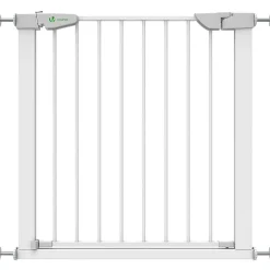 Vounot Barriere de Securite porte et escalier 75-84cm blanc pour animaux- Barrière De Sécurité