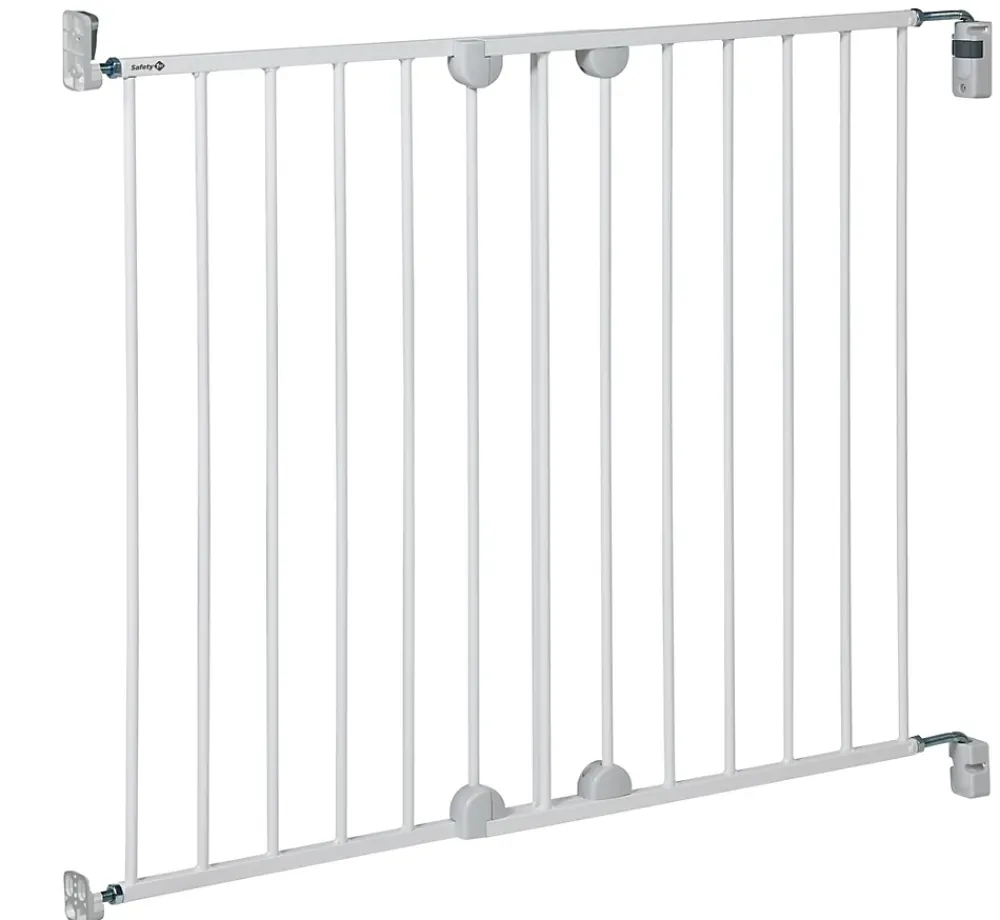 Safety 1st Barrière de sécurité en métal blanc Wall Fix- Barrière De Sécurité