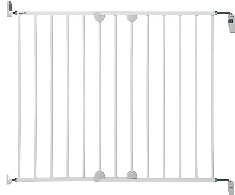 Safety 1st Barrière de sécurité en métal blanc Wall Fix- Barrière De Sécurité