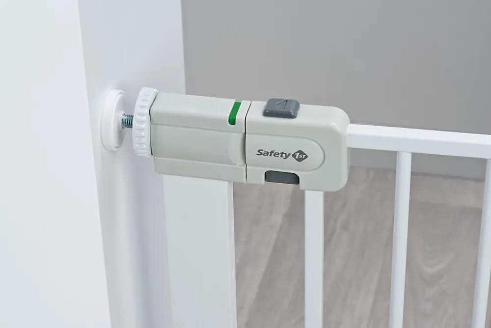 Safety 1st Barrière De Sécurité<Barrière de sécurité en métal blanc Easy Close