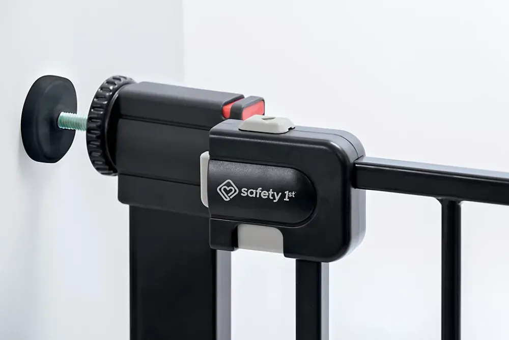Safety 1st Barrière De Sécurité<Barrière de sécurité en métal noir Easy Close