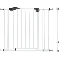 ECD Germany Barrière de sécurité enfants garde-corps protection fermeture d'escalier 85-95cm- Barrière De Sécurité