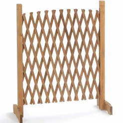 IDMarket Barrière De Sécurité<Barrière extensible bois treillis 30 à 150 cm