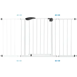 ECD Germany Barrière sécurité enfants garde-corps protection fermeture d'escalier 105-115cm- Barrière De Sécurité