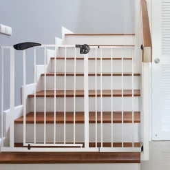 ECD Germany Barrière sécurité enfants garde-corps protection fermeture d'escalier 105-115cm- Barrière De Sécurité