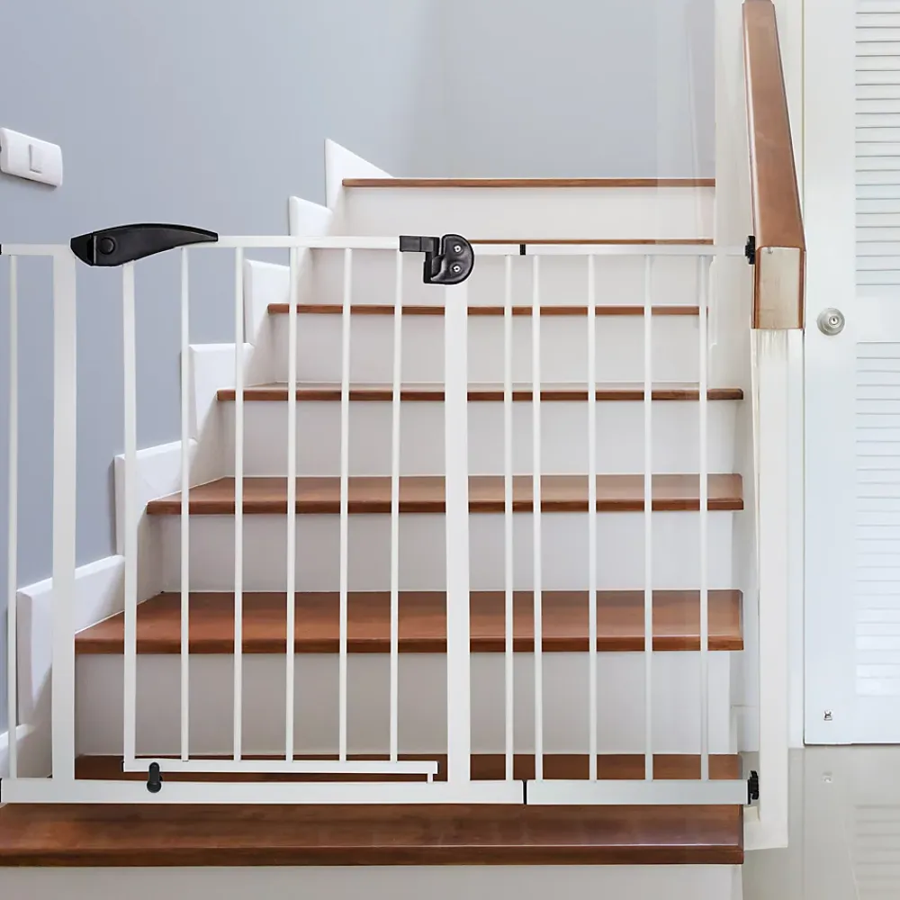 ECD Germany Barrière sécurité enfants garde-corps protection fermeture d'escalier 105-115cm- Barrière De Sécurité