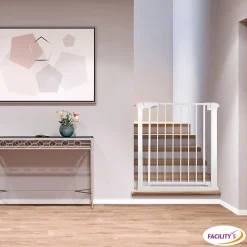 Facility'S Barrière De Sécurité<Barrière sécurité escalier extensible sans perçage bébé - chien- 82 x 76 cm - FACILITYS