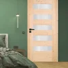 Lynporte Bloc porte 5 Vitrages HORIZON bois épicéa 2040 x 730 Droite- Bloc Porte