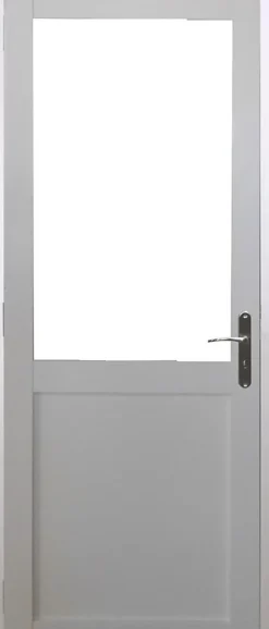 Gd Menuiseries Bloc Porte Atelier Blanc Sans Meneau H204 X L73 Côte Tableau P.gauche- Bloc Porte
