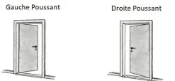 Gd Menuiseries Bloc Porte Atelier Blanc H204 X L83 Côte Tableau P.gauche- Bloc Porte