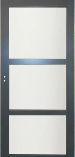 Gd Menuiseries Bloc Porte Blakeria Ral7016 Vitrée H204 X L73 Côte Tableau P.droite- Bloc Porte