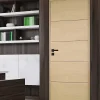 Lynporte Bloc porte bois isoplane ANTLIA3 830 droit plaqué frêne blanc européen- Bloc Porte