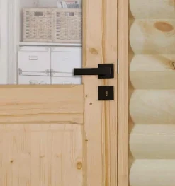 Lynporte Bloc porte bois épicéa ANDROMEDA 1 vitrage 730 droit- Bloc Porte