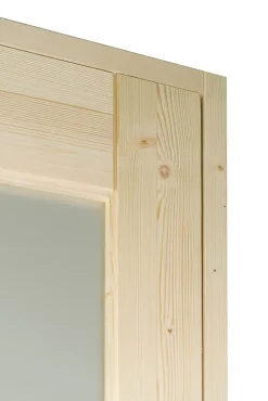 Lynporte Bloc Porte<Bloc Porte bois épicéa HORIZON 1 vitrage 830 droit