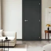 Gd Menuiseries Bloc Porte Grey Oak H204 X L83 Côte Tableau P.gauche- Bloc Porte