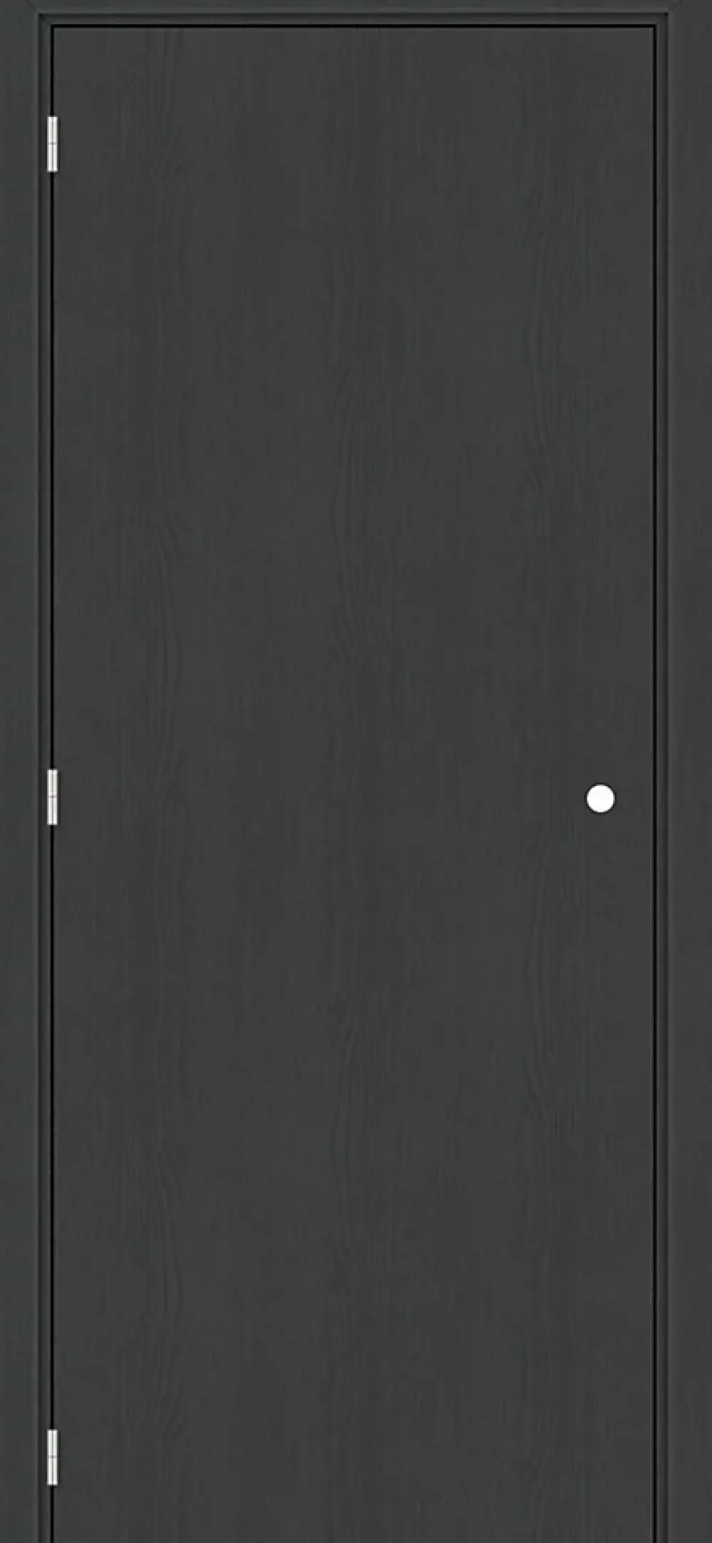 Gd Menuiseries Bloc Porte Grey Oak H204 X L93 Côte Tableau P.droite- Bloc Porte