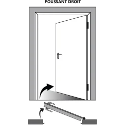 Gd Menuiseries Bloc Porte<Bloc Porte Honey Oak H204 X L83 Côte Tableau P.droite