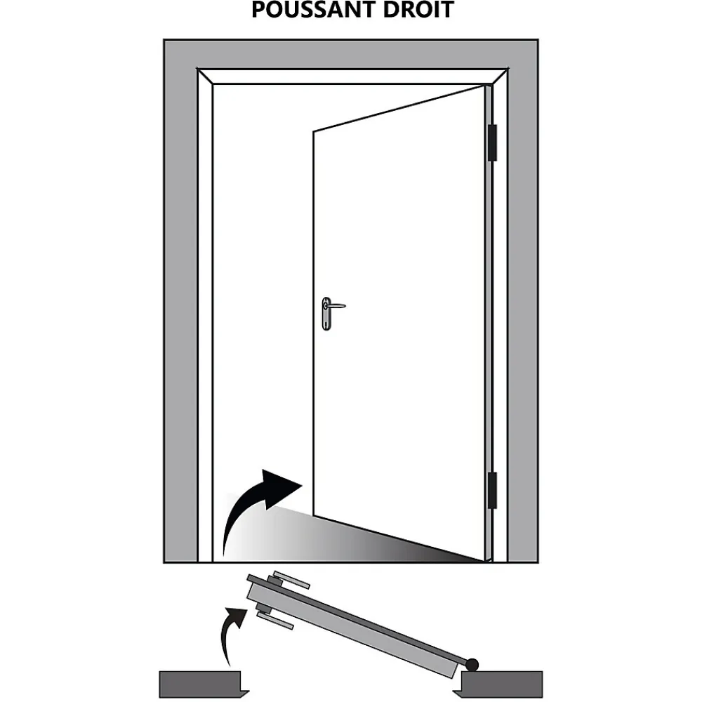 Gd Menuiseries Bloc Porte<Bloc Porte Honey Oak H204 X L83 Côte Tableau P.droite