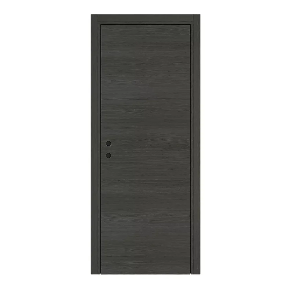 Optimum Bloc Porte<Bloc Porte isotherme PREMIUM Gris anthracite - Poussant droit et ajustable - L830mm