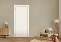 Gd Menuiseries Bloc Porte Lacdor Blanc Ral9010 H204 X L83 Côte Tableau P.droite- Bloc Porte