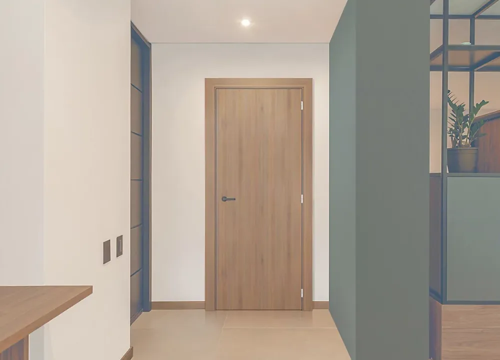 Gd Menuiseries Bloc Porte<Bloc Porte Light Walnut H204 X L73 Côte Tableau P.gauche