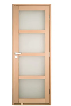 Lynporte Bloc porte NOVA2 4 Vitrages bois hêtre 830 gauche- Bloc Porte