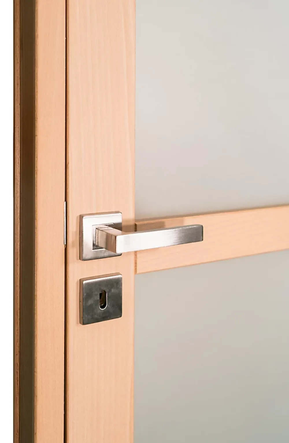 Lynporte Bloc porte NOVA2 4 Vitrages bois hêtre 830 gauche- Bloc Porte