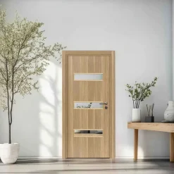 Reivilo Bloc porte pose fin de chantier April , H.204 x l.73 cm- Bloc Porte