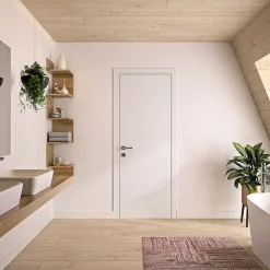 Optimum Bloc Porte<Bloc Porte PREMIUM Blanc satiné - Réversible et ajustable - L830mm