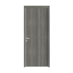 Bloc Porte<Bloc-porte Alpille effet bois gris H.204 x l.73 cm, réversible